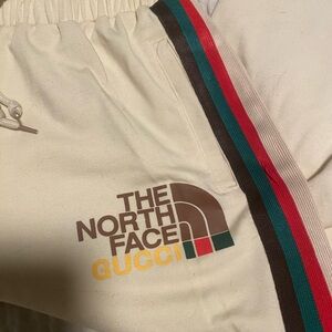 GUCCI NorthFace track pants SIZE small